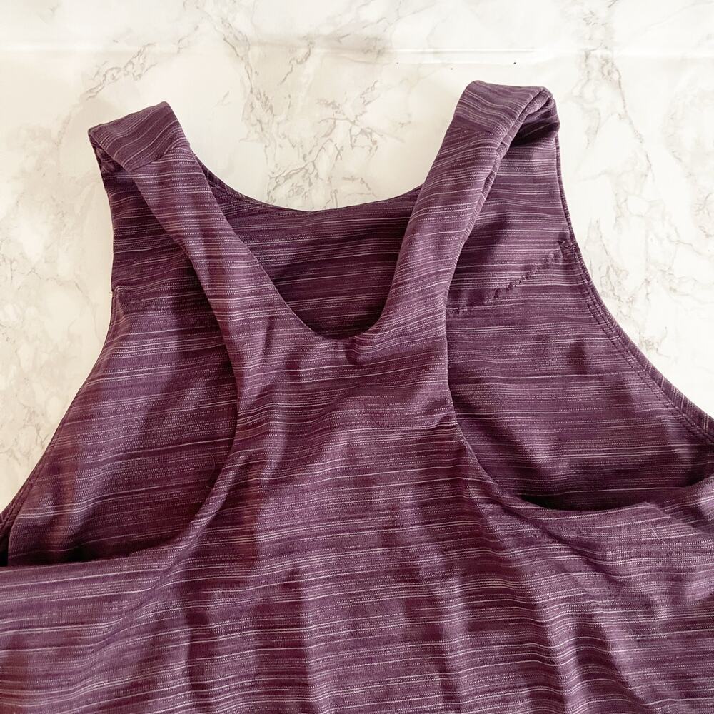 ATHLETA Conscious Space Dye Crop Bra Purple Small S - Picture 6 of 8